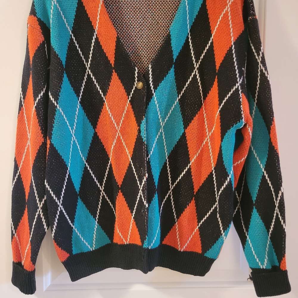 Patterned button up Sweater - Picture 5 of 5